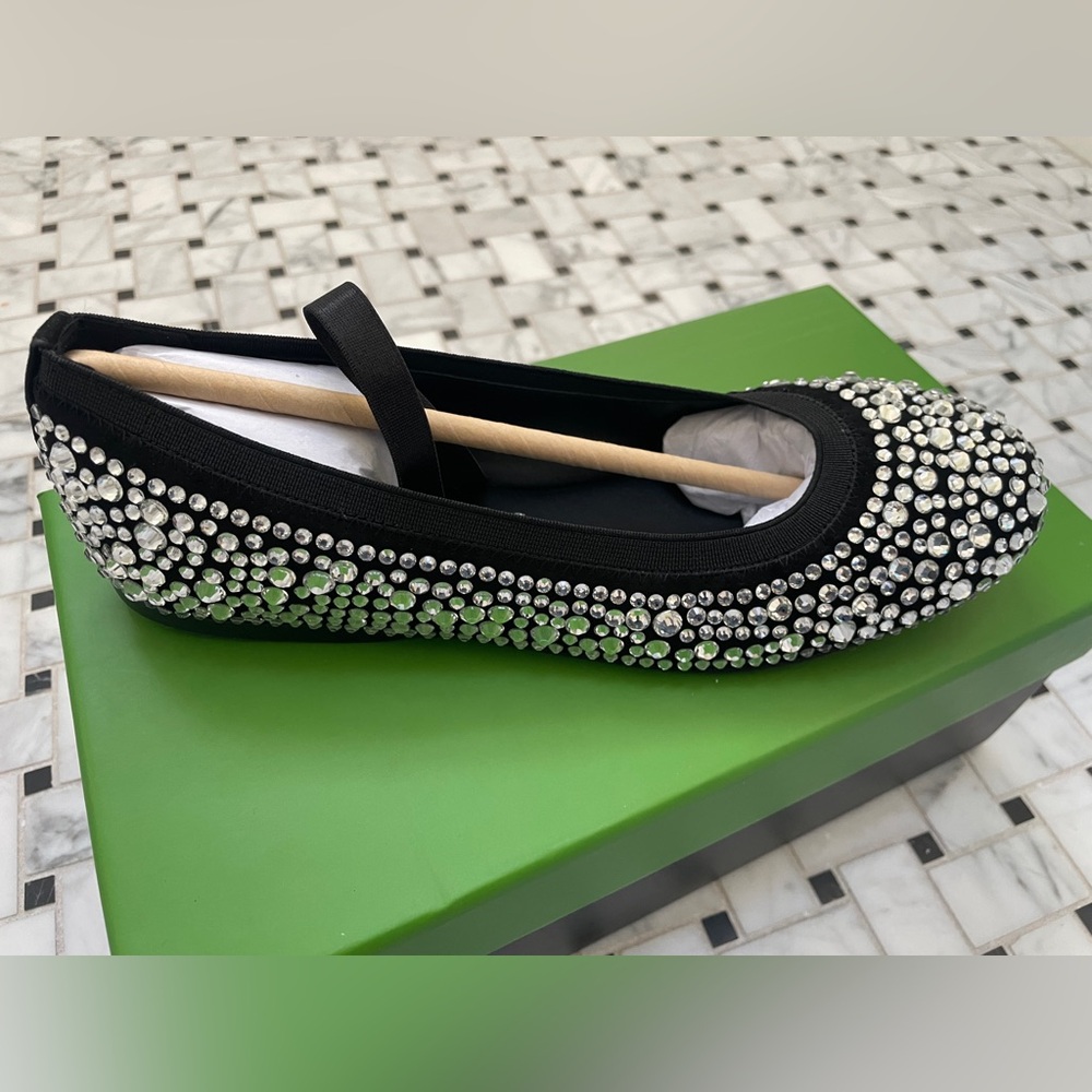 Kate Spade Violette Mary Jane Ballet Flats – Crystal Embellished NIB - Picture 9 of 9
